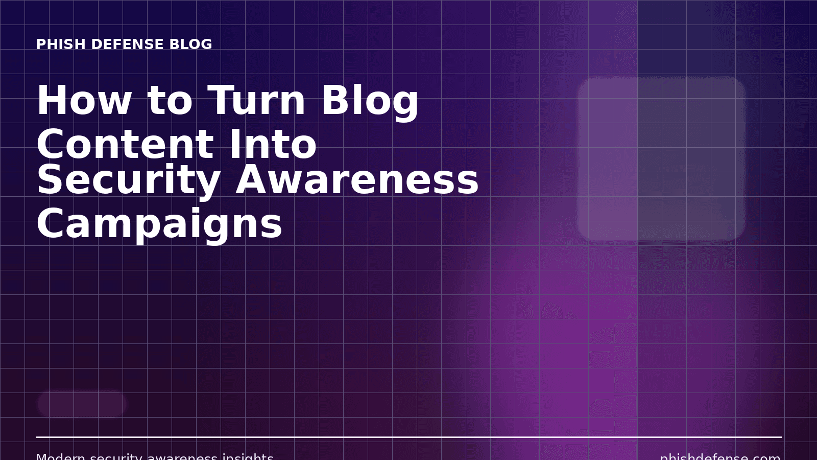 How to Turn Blog Content Into Security Awareness Campaigns